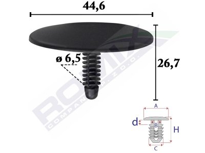 SPINKA WYCISZENIA POKRYWY SILNIKA FORD