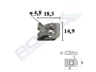 BLASZKA MONTAŻOWA FORD