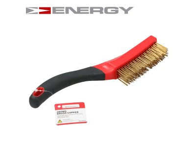 SZCZOTKA MIEDŹIANA RĄCZKA ERGO RZĄD 4X15