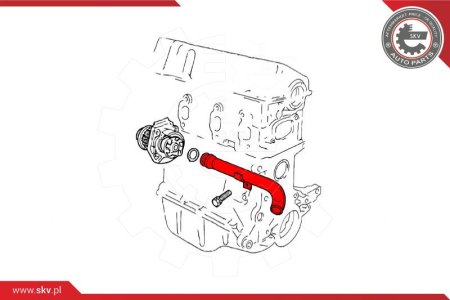 PRZEWÓD UKŁ. CHŁODZENIA FIAT PALIO SEICENTO