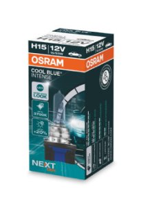 ŻARÓWKA H15 12V 15/55W OSRAM 64176CBN H15 COOL BLUE INTENSE NEXTGEN