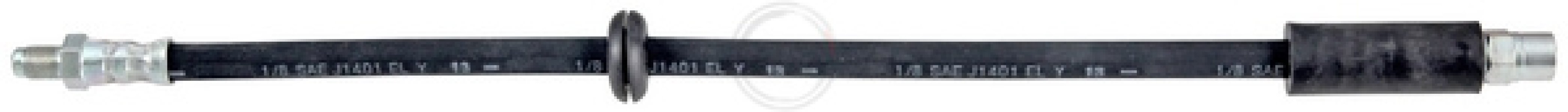 PRZEWÓD HAMULCOWY GIĘTKI A.B.S. SL3573 443611707C AUDI 100 86-90 PRZÓD