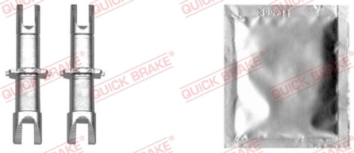 ZESTAW NAPRAWCZY ROZPIERAKA SZCZĘK QUICK BRAKE 120 53 021 0449505040 NISSAN, REANULT