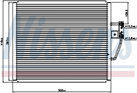 Chłodnica klimatyzacji NISSENS 94529 64538378438