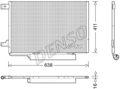CHŁODNICA KLIMATYZACJI MERCEDES