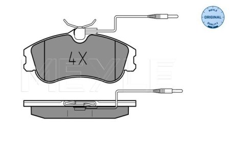 KLOCKI HAMULC. CITROEN BERLINGO  96-02