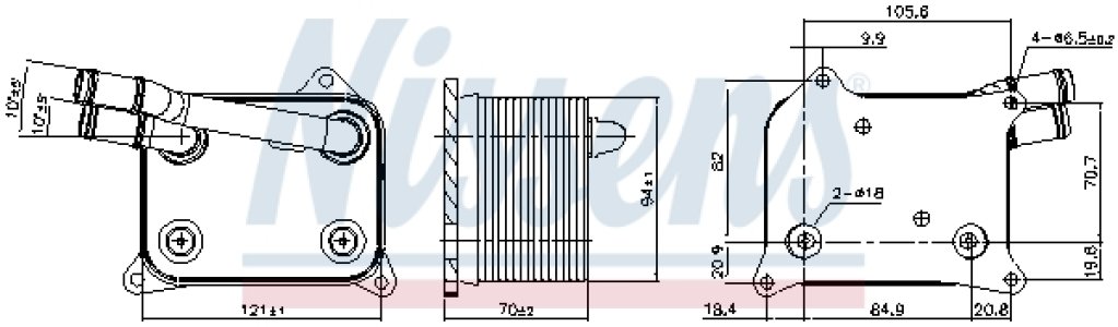 CHŁODNICA OLEJU AUDI