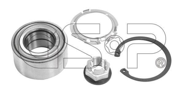 ŁOŻYSKO, ZESTAW NAPRAWCZY PIASTY GSP GK6561 6001547686 DACIA
