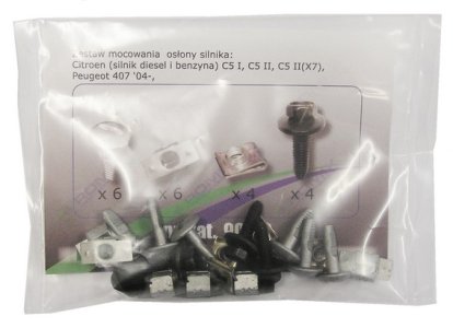 ZESTAW MOCOWANIA OSŁON SILNIKA CITROEN