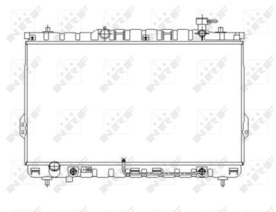 Chłodnica silnika NRF 53646 2531026050