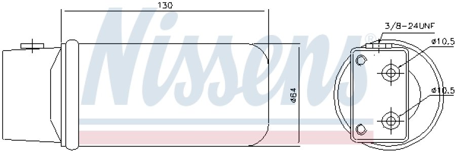 Osuszacz klimatyzacji NISSENS 95043 