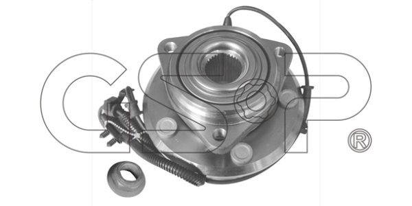 ŁOŻYSKO, ZESTAW NAPRAWCZY PIASTY GSP 9332008K 52060398AC JEEP