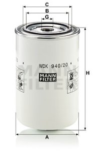 FILTR PALIWA MANN-FILTER WDK94020