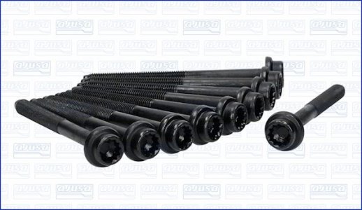 Śruba głowicy komplet  AJUSA 81040700 WHT000912 VAG