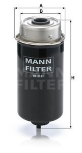 FILTR PALIWA MANN-FILTER WK8187 