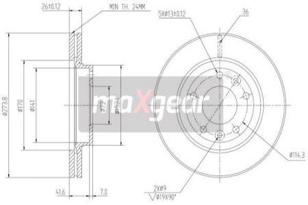 TARCZA HAM. KIA P. CARNIVAL