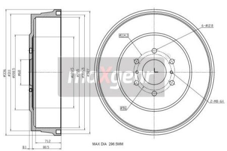 BĘBEN HAM. T. NISSAN NAVARA 2,5 DCI 05-