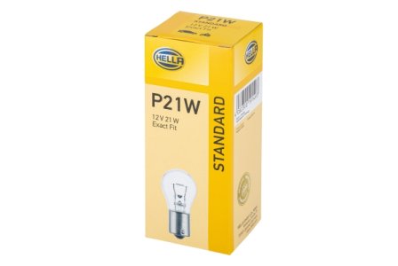 ŻARÓWKA 12V P21W HELLA 8GA002073281 P21W