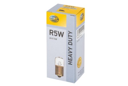 ŻARÓWKA R5W 24V/5W HELLA 8GA002071361 R5W