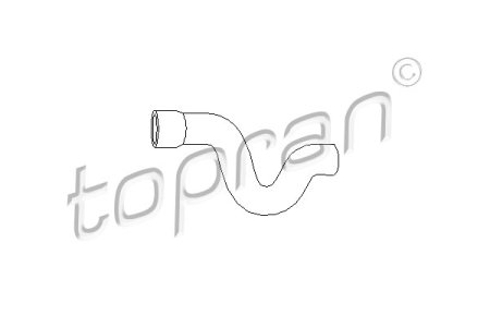 Przewód układu chłodzenia TOPRAN 205 710 1336485