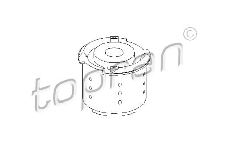 Poduszka tylnej belki TOPRAN 500 024 33311092517
