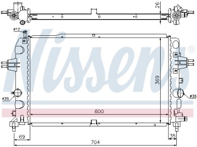 Sprężyna zawieszenia NISSENS 63121 1300286