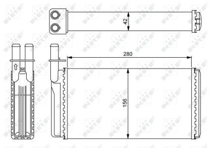 Nagrzewnica NRF 54243 4070728