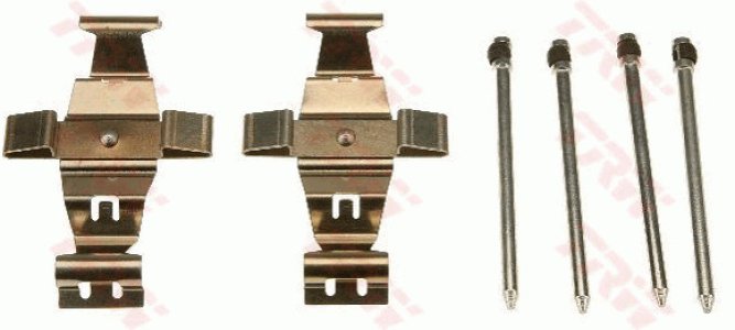 Zestaw montażowy klocków hamulcowych TRW PFK623 