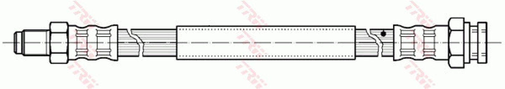 Przewód hamulcowy giętki TRW PHB512 46738559