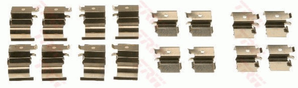 Zestaw montażowy klocków hamulcowych TRW PFK636 