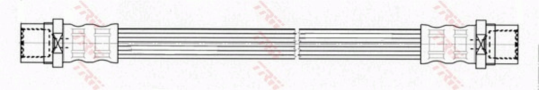 Przewód hamulcowy giętki TRW PHA520 