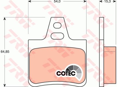 Klocki hamulcowe TRW GDB1247 20162154