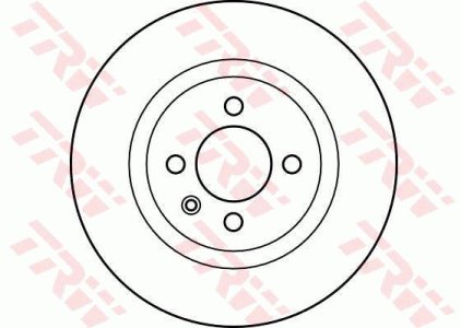 Tarcza hamulcowa TRW DF2631 535615301