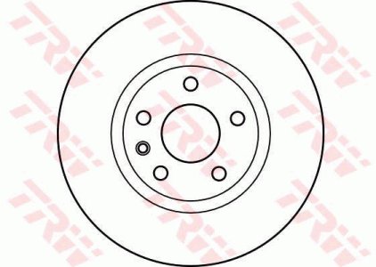 Tarcza hamulcowa TRW DF2645 569044