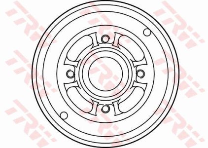 Bęben hamulcowy TRW DB4245 7700419824