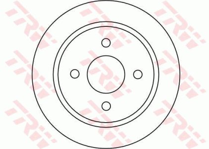 Tarcze hamulcowe TRW DF1654 5022666
