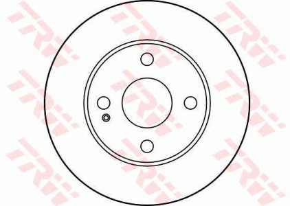 Tarcza hamulcowa TRW DF2719 NA013325X