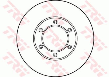 Tarcza hamulcowa TRW DF1012 5000388057