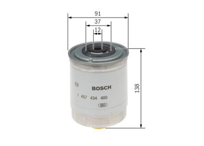 Filtr paliwa BOSCH 1457434400 WK8502