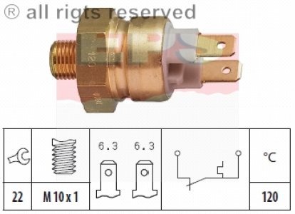Czujnik temperatury wody FACET 1.840.080 37919369