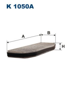 Filtr kabinowy FILTRON K1050A CUK4245