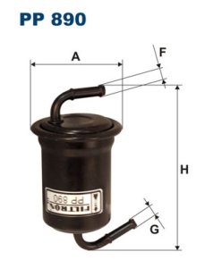 Filtr paliwa FILTRON PP890 