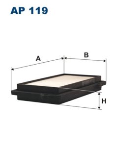 Filtr powietrza FILTRON AP119 