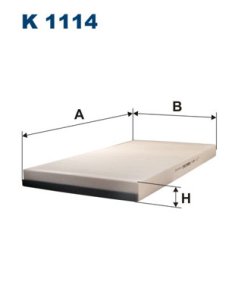 Filtr kabinowy FILTRON K1114 CU45120