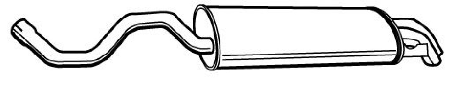 Tłumik końcowy WALKER 22557-65 1J5253609S