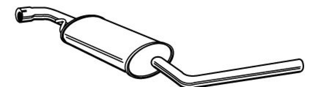 Tłumik środkowy WALKER 22207-65 074253409P