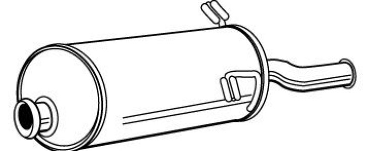 Tłumik końcowy WALKER 22843-52 1726EQ