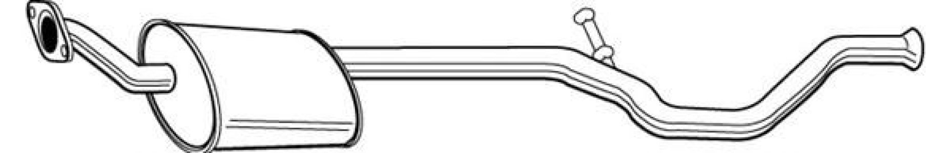 Tłumik środkowy WALKER 22644-67 1717Q3