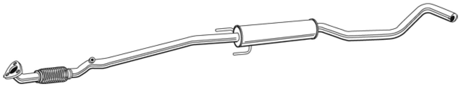 Tłumik środkowy WALKER 22370-68 5852231