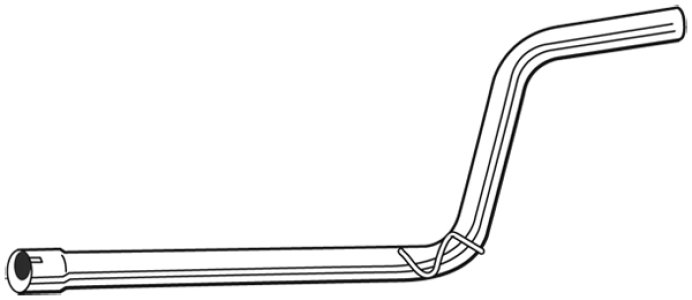 Rura środkowa WALKER 08951-63 2K0253201